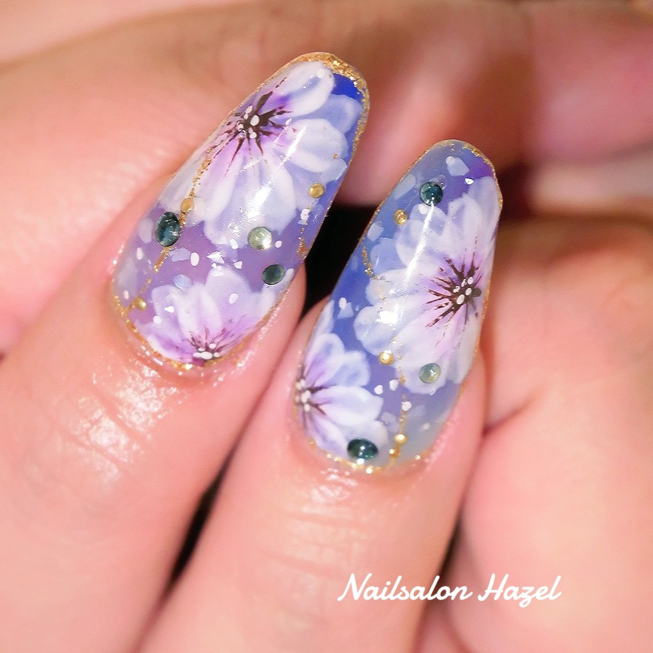 春 夏 七夕 浴衣 ハンド Nailsalon Hazelのネイルデザイン No ネイルブック