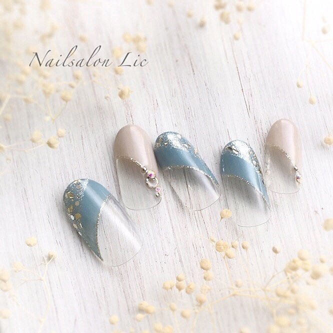 春 夏 梅雨 ハンド フレンチ ネイルサロンリックのネイルデザイン No ネイルブック