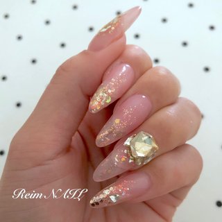 おすすめ順 ビジュー サンセットオパールのネイルデザイン ネイルブック