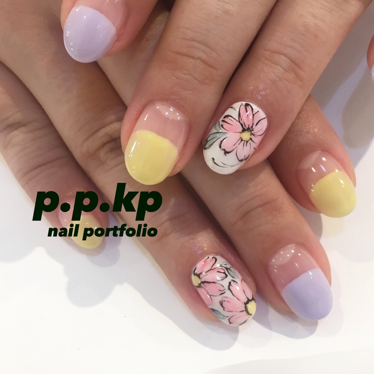 春 夏 デート 女子会 ハンド Ginger Nail 代々木 ジンジャーネイルのネイルデザイン No ネイルブック