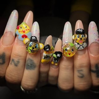 ふなっしーのネイルデザイン｜ネイルブック