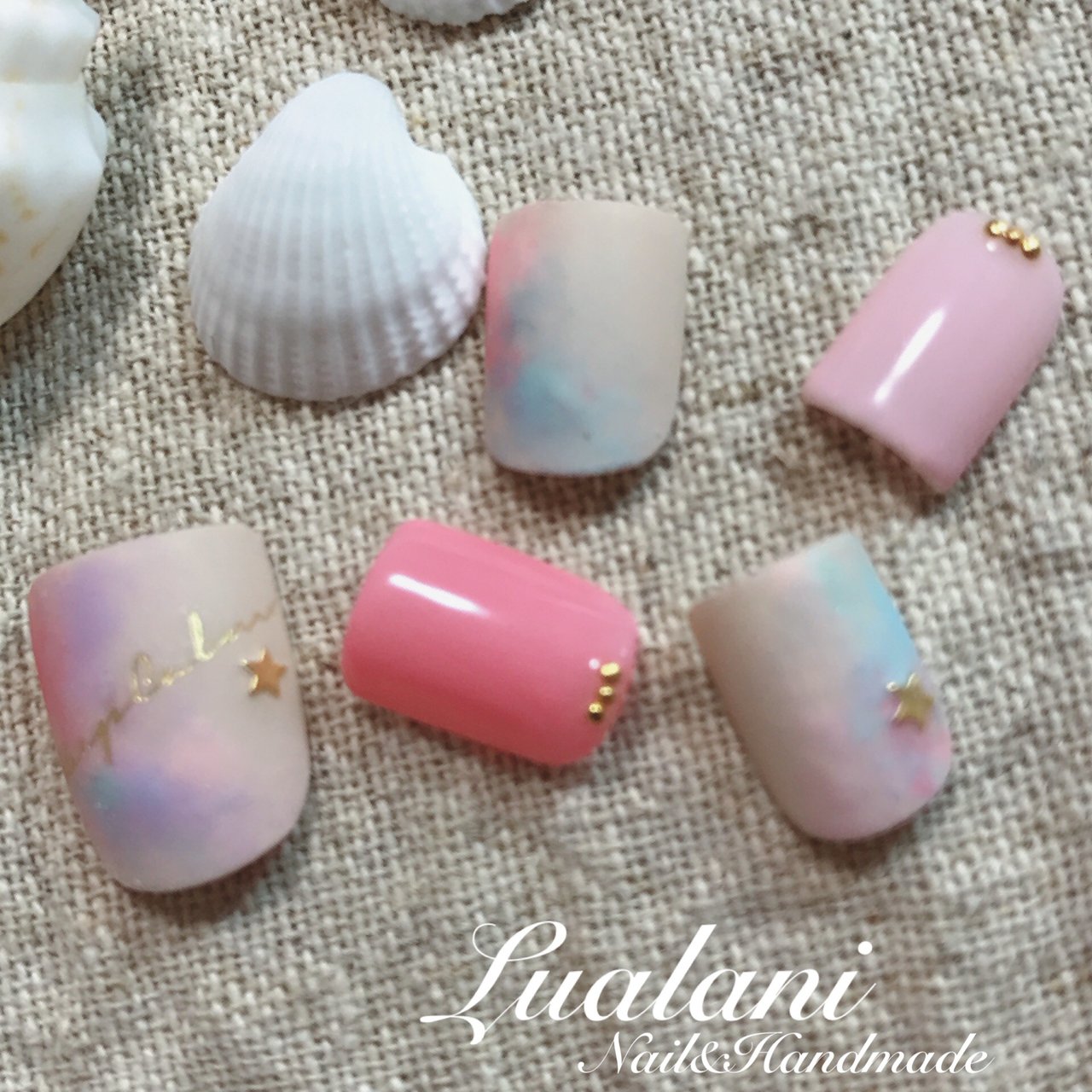 夏 フット ニュアンス パステル ペディキュア Lualani Nailのネイルデザイン No ネイルブック