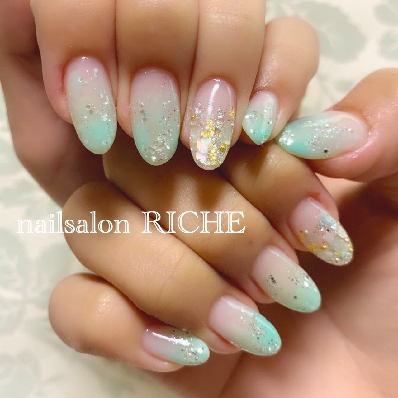 春夏パーティー女子会ハンド Nailsalonricheのネイルデザインno