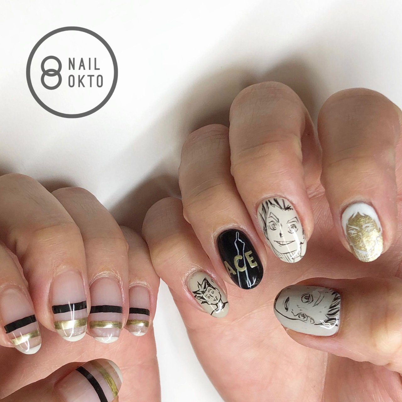 オールシーズン ハンド 痛ネイル キャラクター ショート Nail Oktoのネイルデザイン No ネイルブック