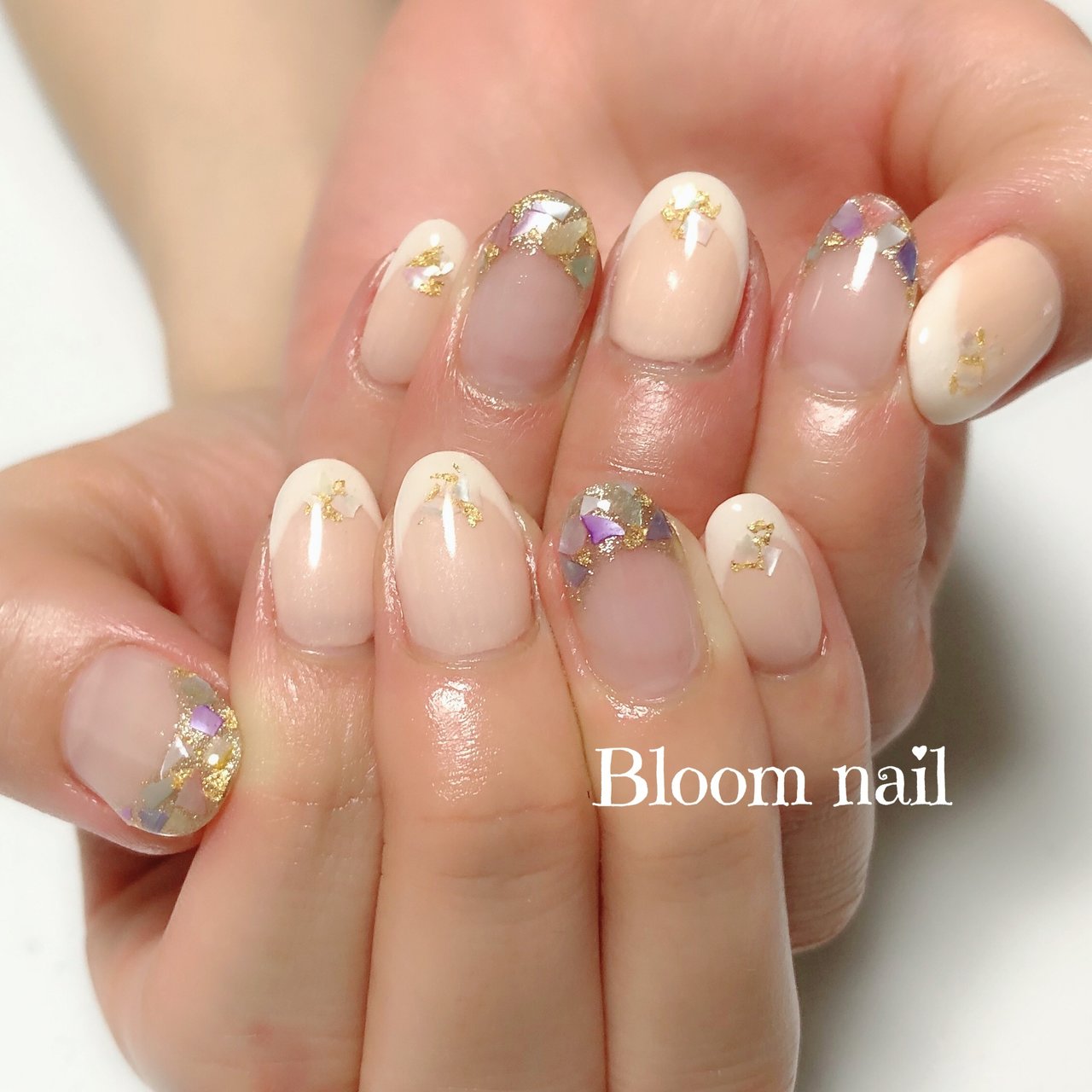 春 夏 オールシーズン ハンド フレンチ Bloom Nailのネイルデザイン No ネイルブック