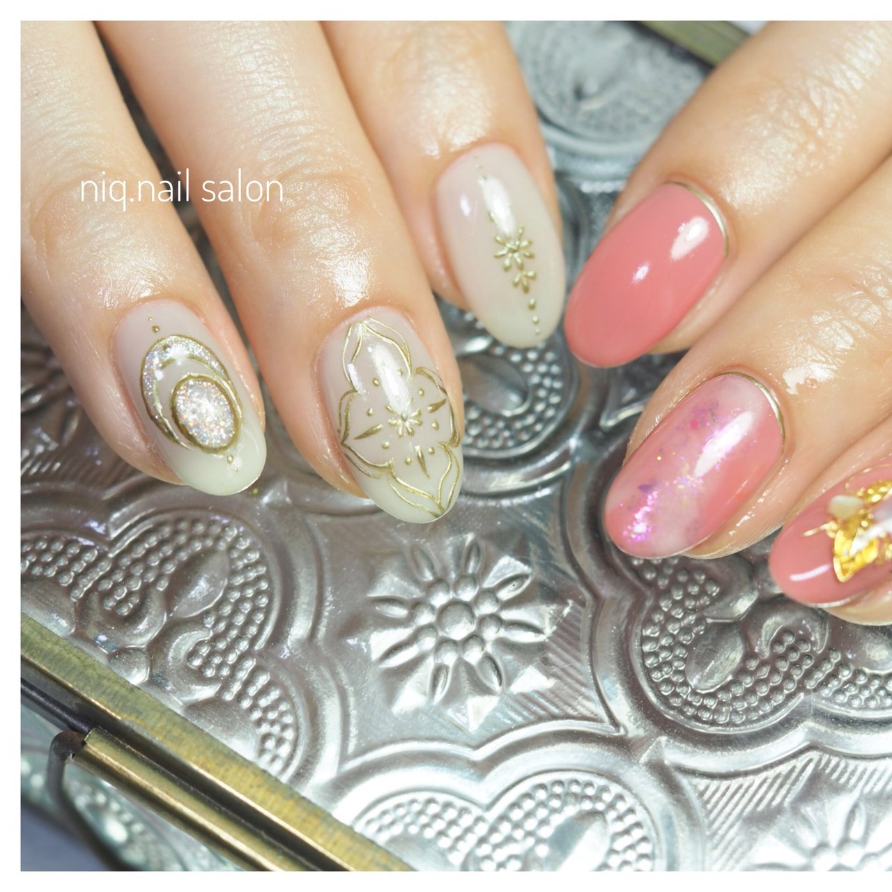 春 夏 旅行 海 ハンド Niq Nail Salonのネイルデザイン No ネイルブック