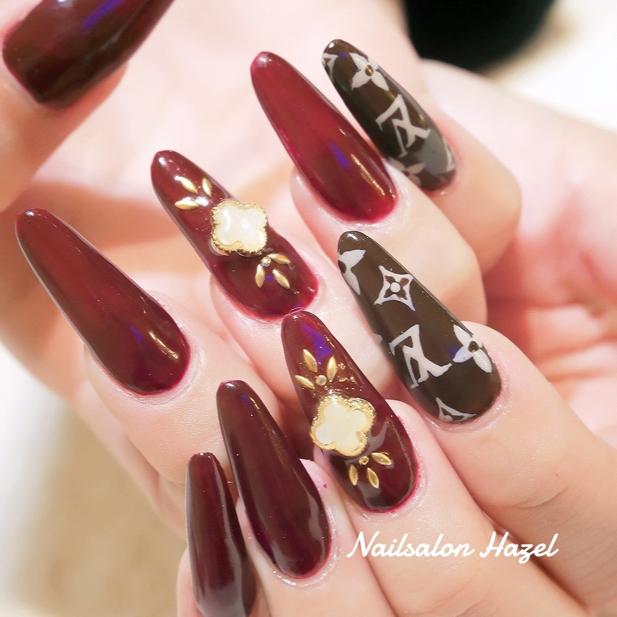 オールシーズン パーティー 女子会 ハンド シンプル Nailsalon Hazelのネイルデザイン No ネイルブック