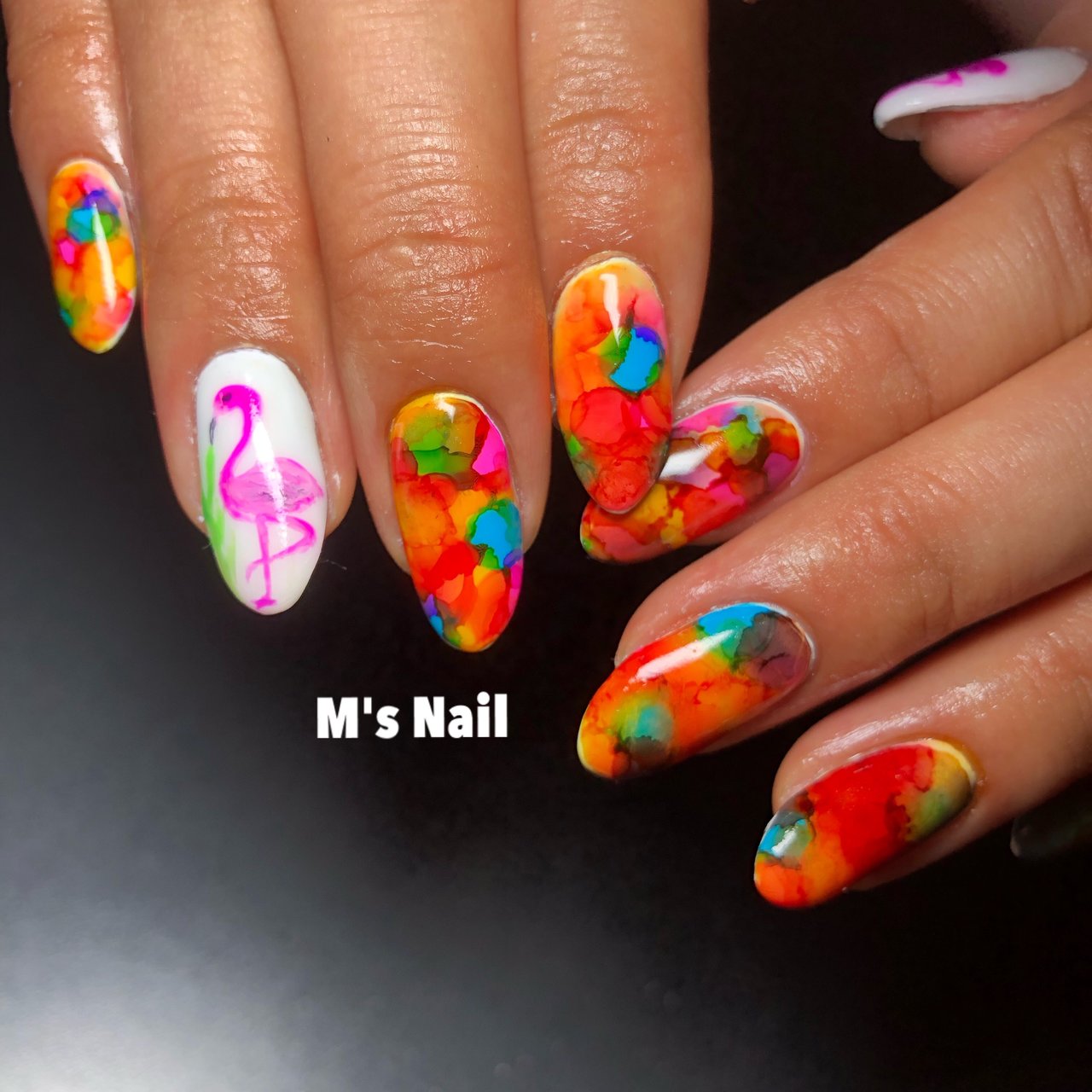 夏 旅行 海 リゾート ハンド M S Nail エムズネイルのネイルデザイン No ネイルブック