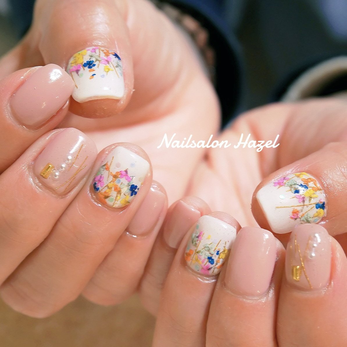 春 夏 リゾート デート ハンド Nailsalon Hazelのネイルデザイン No ネイルブック