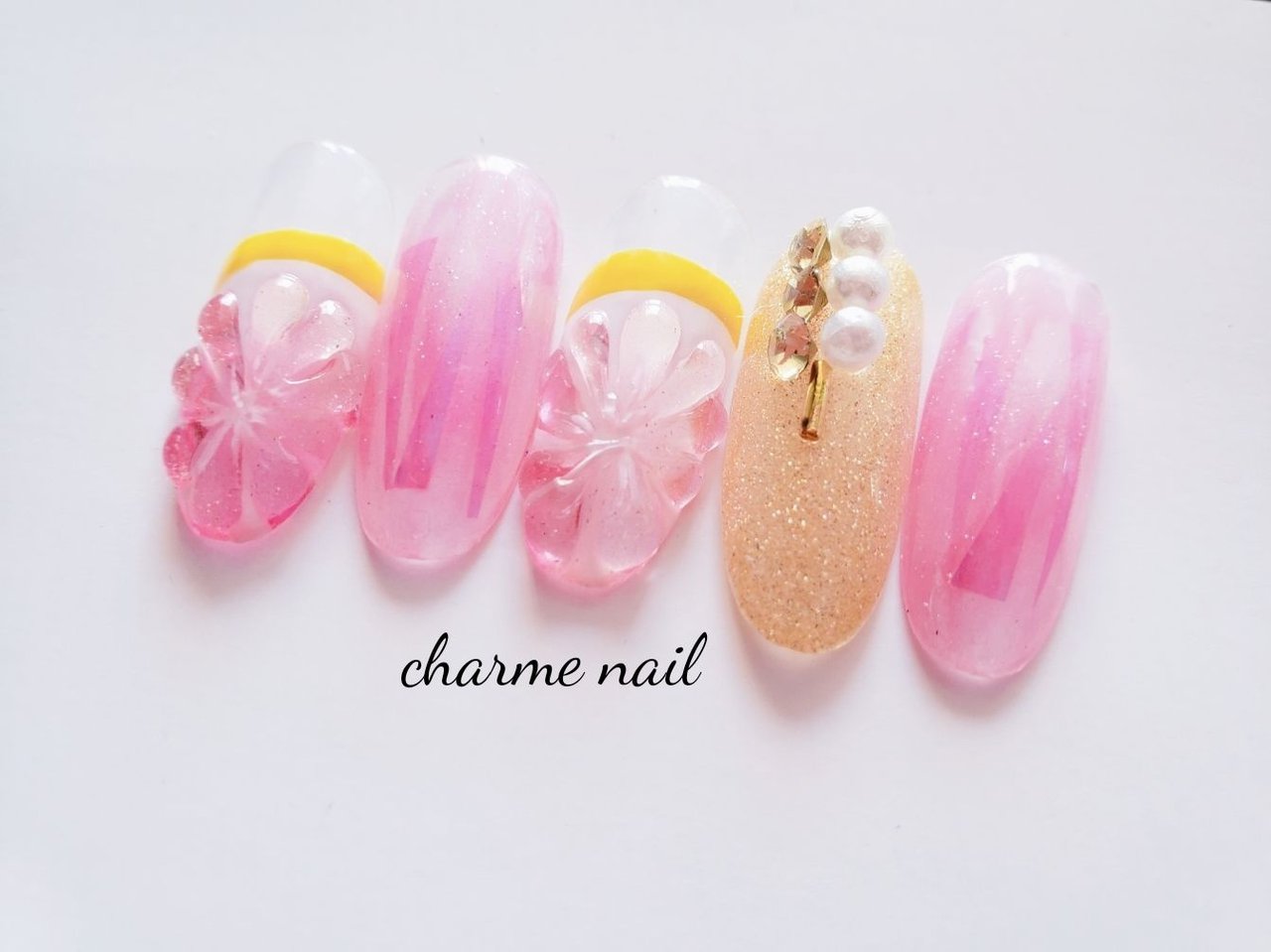 旅行 梅雨 海 リゾート ハンド Ayumi3333のネイルデザイン No ネイルブック