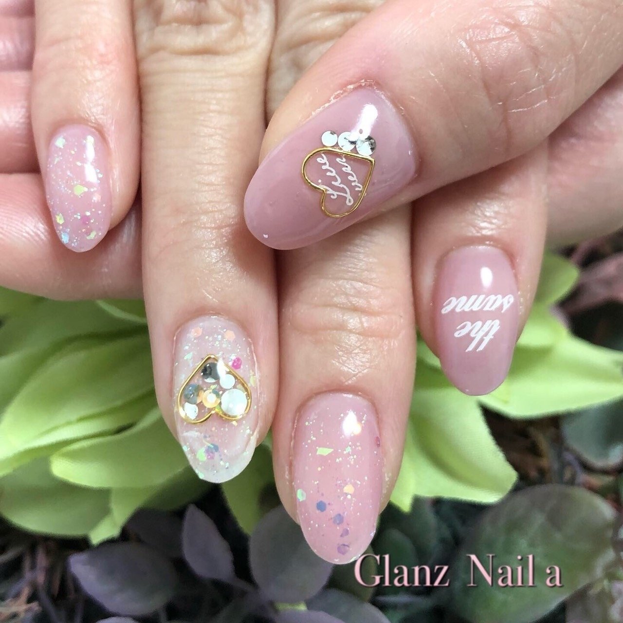 オールシーズン 旅行 女子会 ハンド ラメ Glanz Nail Aのネイルデザイン No ネイルブック