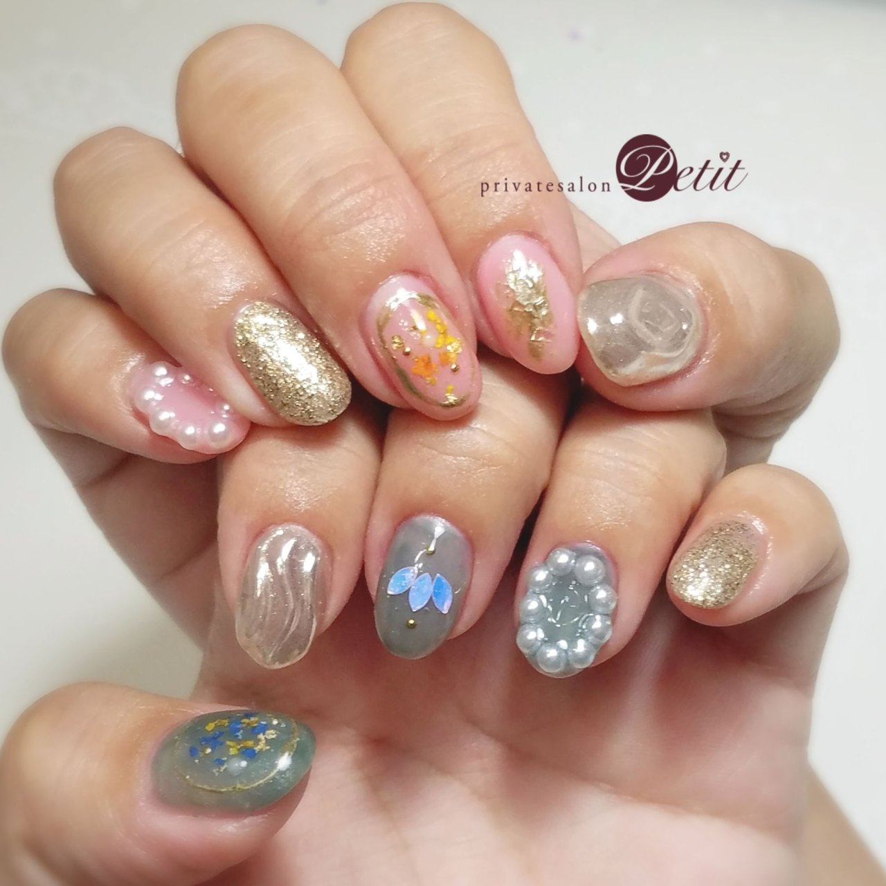 ハンド ニュアンス Privatesalonプティ Akane 石川県内灘町 のネイルデザイン No ネイルブック