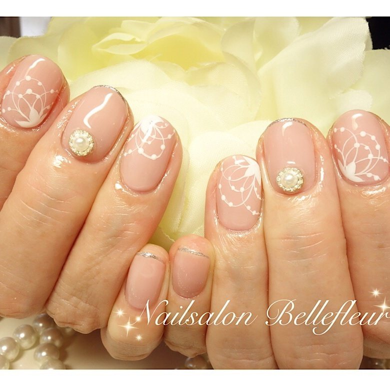 春 オフィス ブライダル パーティー ハンド 秋田nailsalonbellefleur 加藤あさみ のネイルデザイン No ネイルブック
