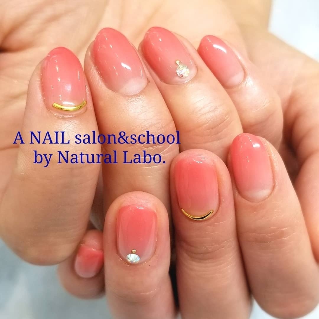 春 夏 オフィス デート ハンド Ayaka A Nail By Natural Labo のネイルデザイン No ネイルブック