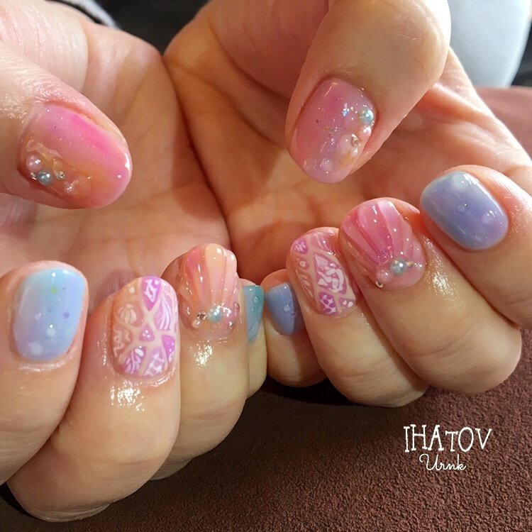 春 夏 リゾート ライブ ハンド Ihatov Nailarts のネイルデザイン No ネイルブック