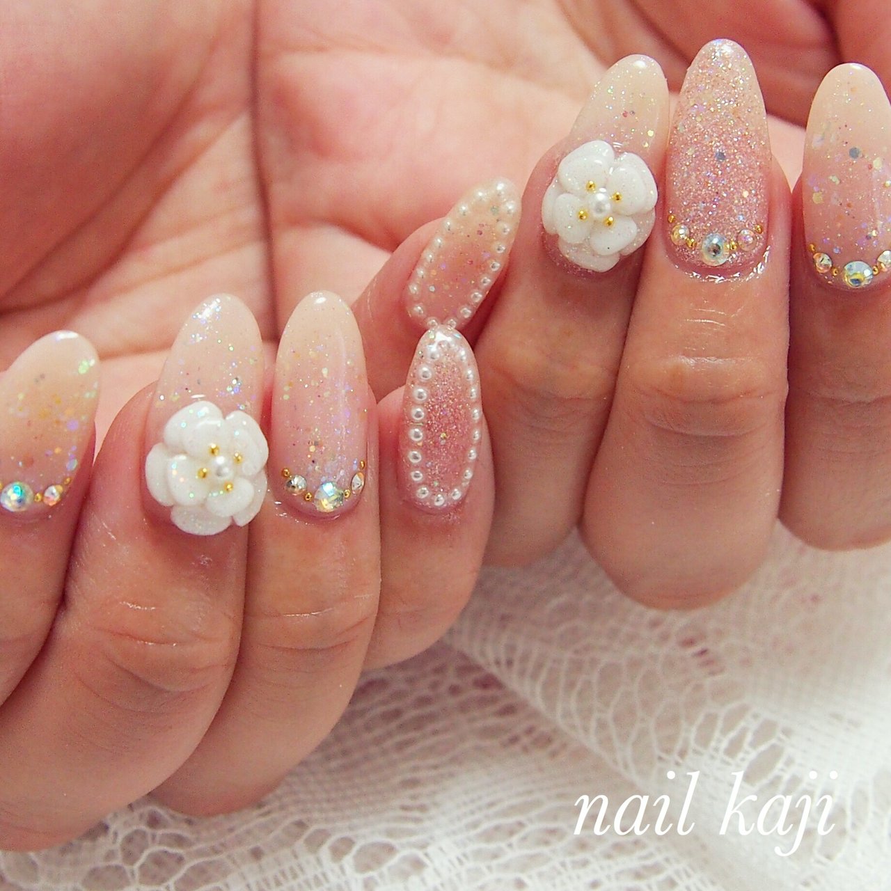 春 夏 デート 女子会 ハンド Nail Kajiのネイルデザイン No ネイルブック