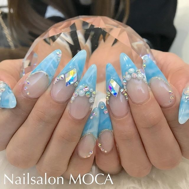 春 夏 パーティー デート ハンド Nail Salon Mocaのネイルデザイン No ネイルブック