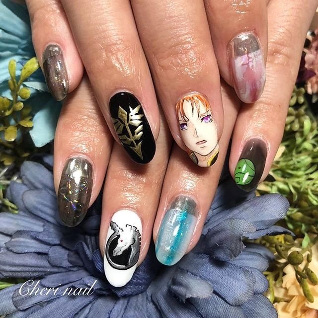 ハンド 痛ネイル キャラクター Cheri Nailのネイルデザイン No ネイルブック