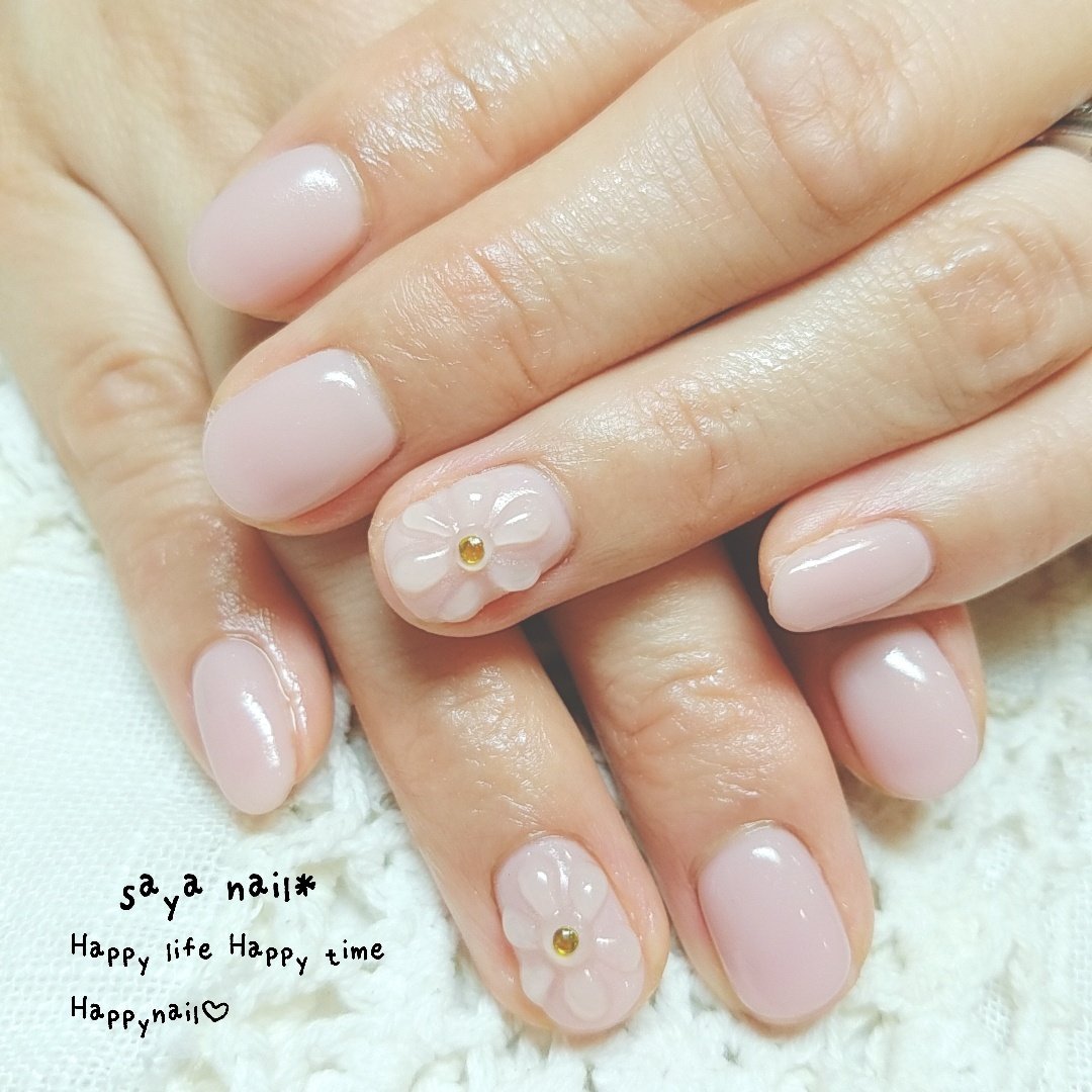 春 夏 デート 女子会 ハンド Saya Nail Private Nail Atelier のネイルデザイン No ネイル ブック