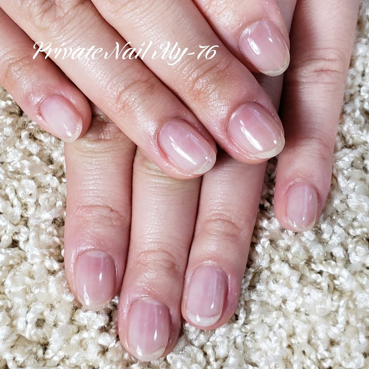 オールシーズン オフィス ハンド シンプル シースルー Private Nail My 76のネイルデザイン No ネイルブック