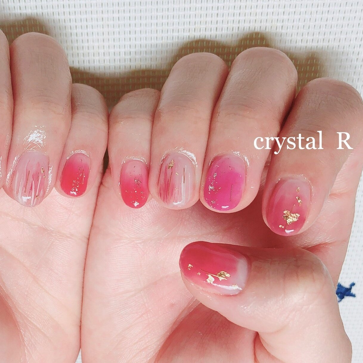 オールシーズン 浴衣 デート 女子会 ハンド Crystal R Nail Salon のネイルデザイン No ネイルブック
