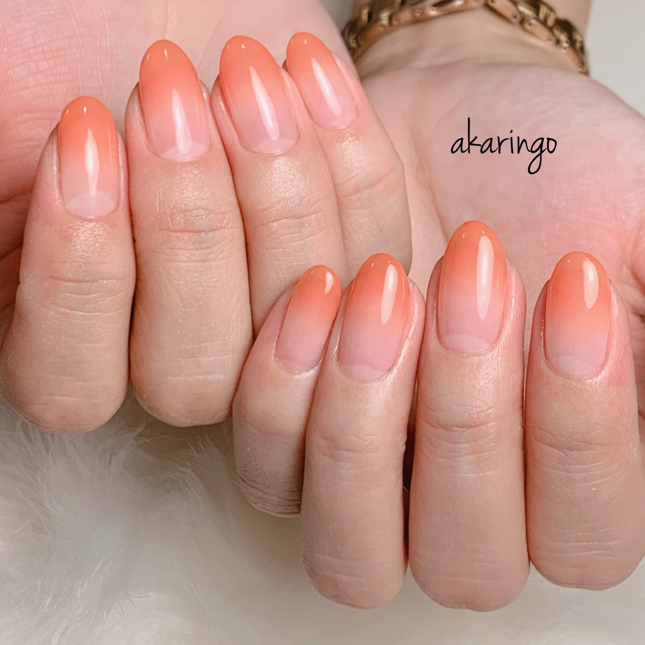 オールシーズン オフィス ハンド シンプル グラデーション Akaringo Nailのネイルデザイン No ネイルブック