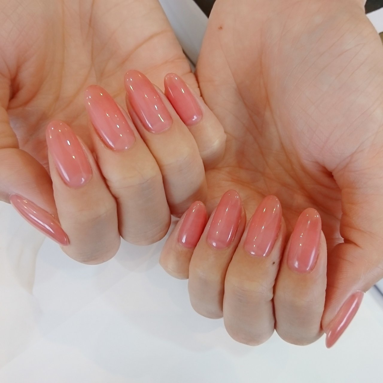 オールシーズン オフィス デート ハンド シンプル Shokonishioのネイルデザイン No ネイルブック