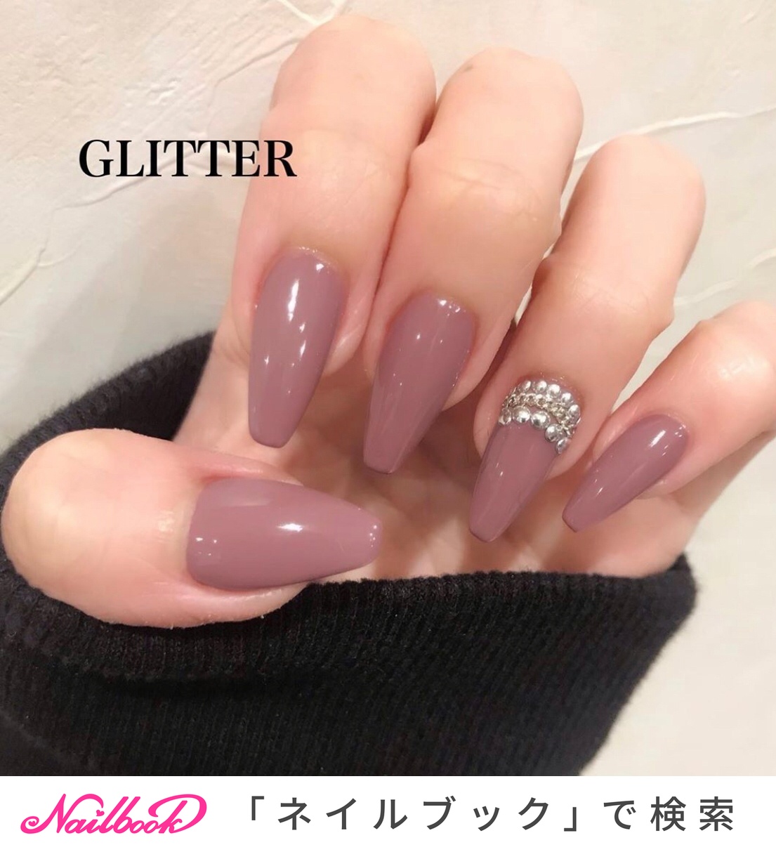 春 夏 オールシーズン ハンド シンプル Glitterのネイルデザイン No ネイルブック