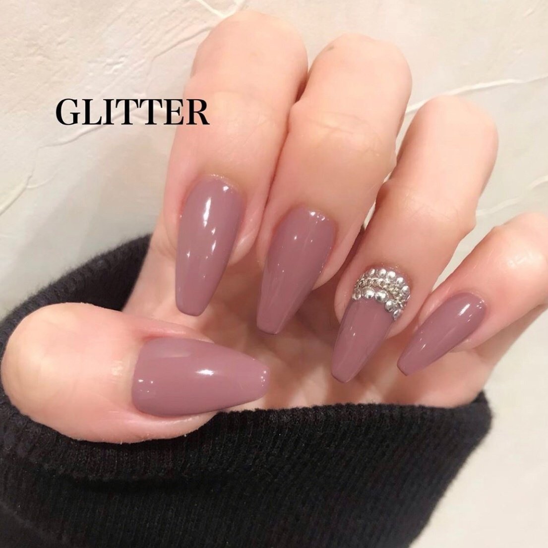 春 夏 オールシーズン ハンド シンプル Glitterのネイルデザイン No ネイルブック