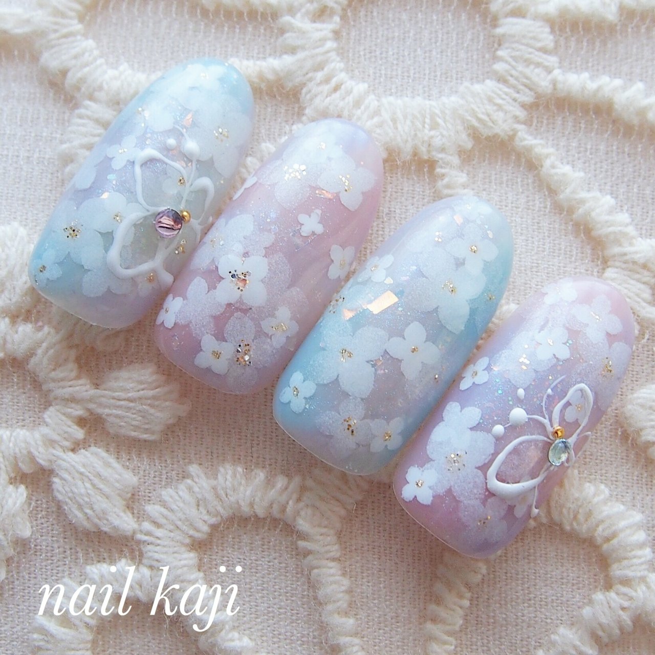 夏 梅雨 七夕 デート ハンド Nail Kajiのネイルデザイン No ネイルブック