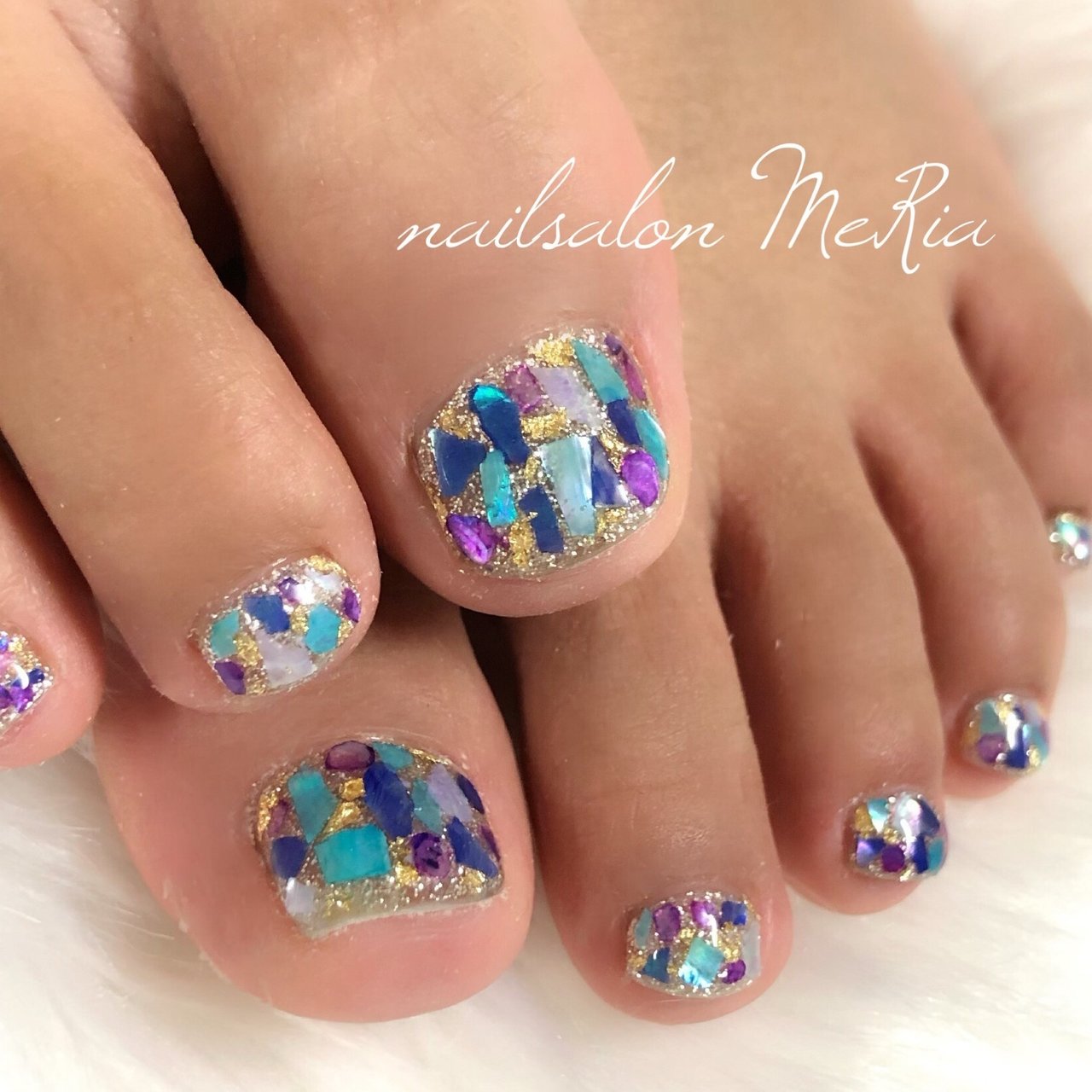 夏 フット ジェル Nailsalon Meriaのネイルデザイン No ネイルブック