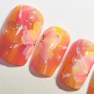 #Nailbook #春 #夏 #秋 #成人式 #卒業式 #入学式 #梅雨 #海 #リゾート #浴衣 #スポーツ #ブライダル #パーティー #デート #ハンド #ラメ #フラワー #シースルー #シュガー #タイダイ #チーク #トロピカル #ミディアム #ホワイト #クリア #ピンク #オレンジ #イエロー #ブラック #ゴールド #シルバー #カラフル #ネオンカラー #ビビッド #ジェルネイル #ネイルチップ #nailoasismoco #ネイルブック