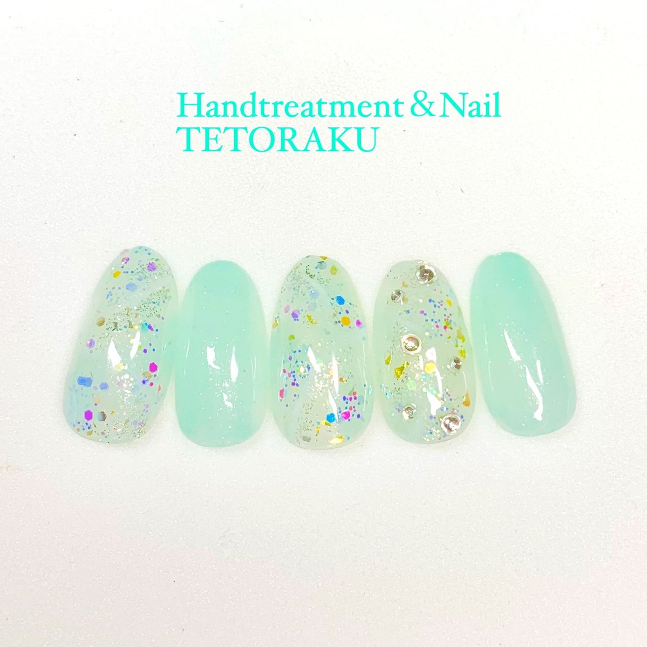 春 夏 ターコイズ パステル Shinoooのネイルデザイン No ネイルブック