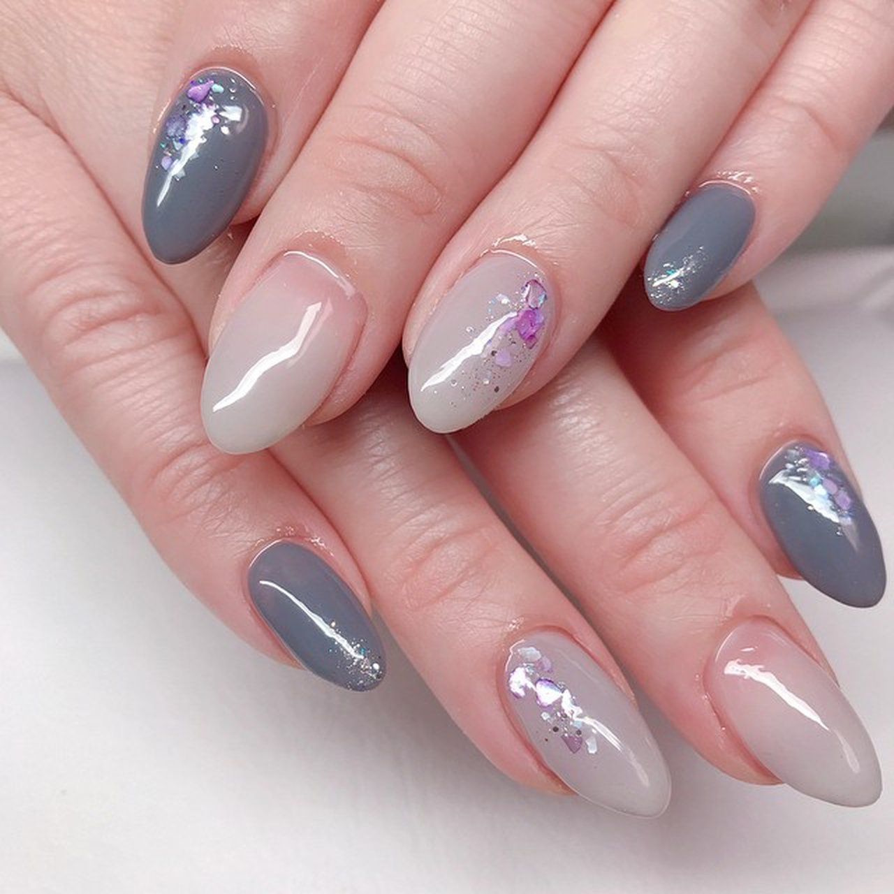 春 夏 海 オフィス ラメ Nail Rのネイルデザイン No ネイルブック