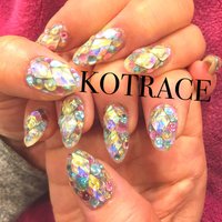 夏 ブライダル ゴージャスネイルのネイルデザイン ネイルブック
