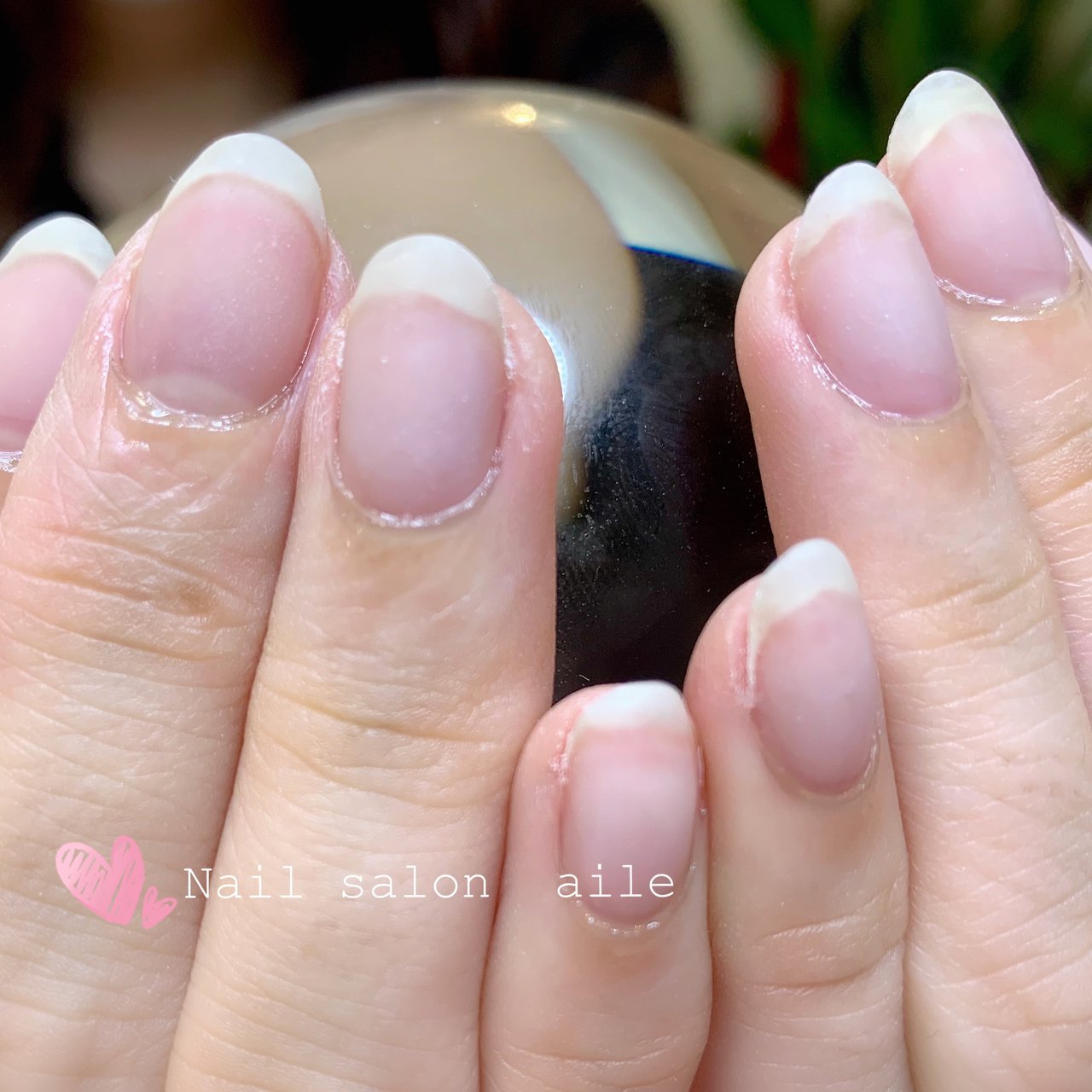 オールシーズン ハンド シンプル ミディアム クリア Nail Salon Aileのネイルデザイン No ネイルブック