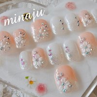 ブライダル マニキュア ネイルチップのネイルデザイン ネイルブック