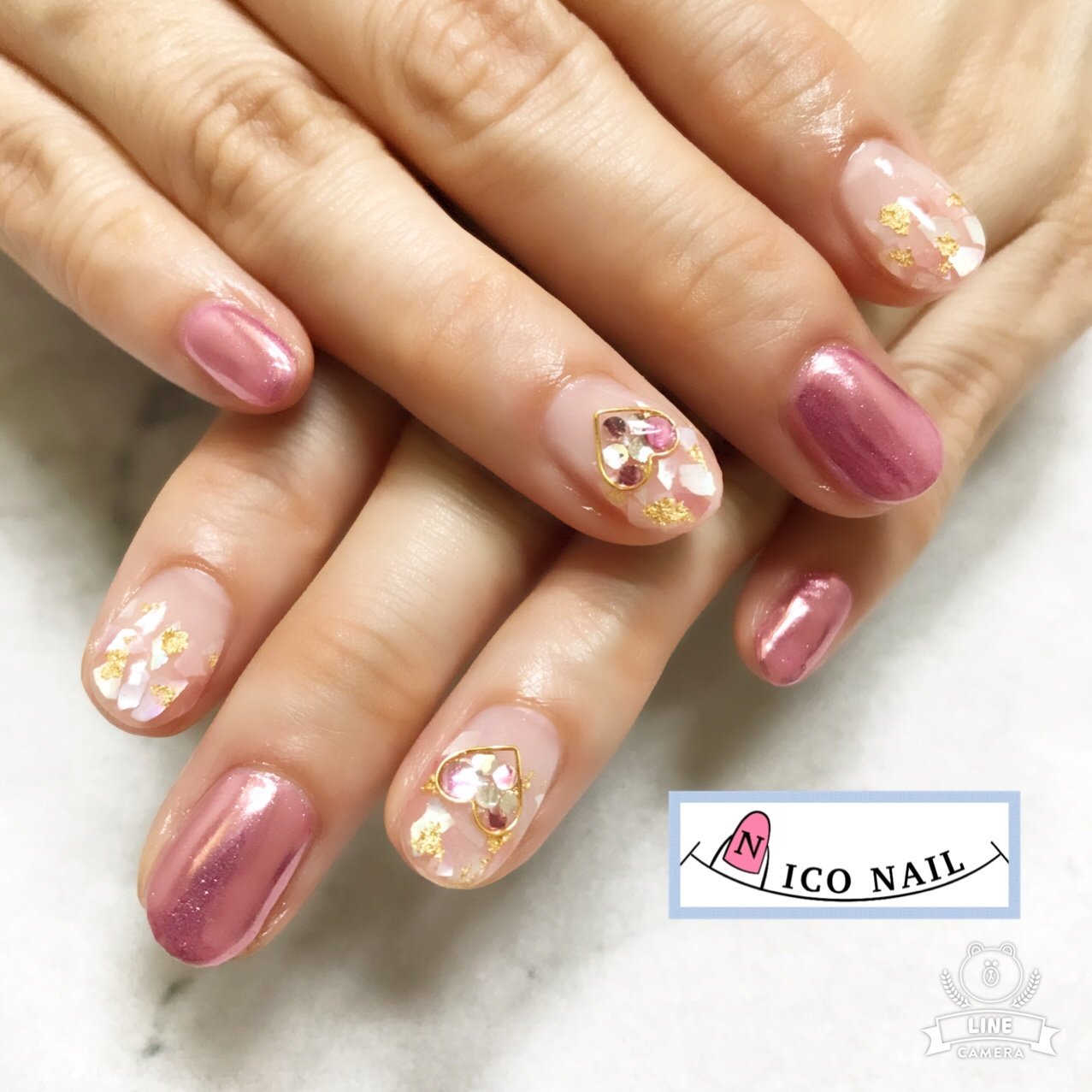 オールシーズン ハンド グラデーション ラメ ワンカラー Niconailのネイルデザイン No ネイルブック