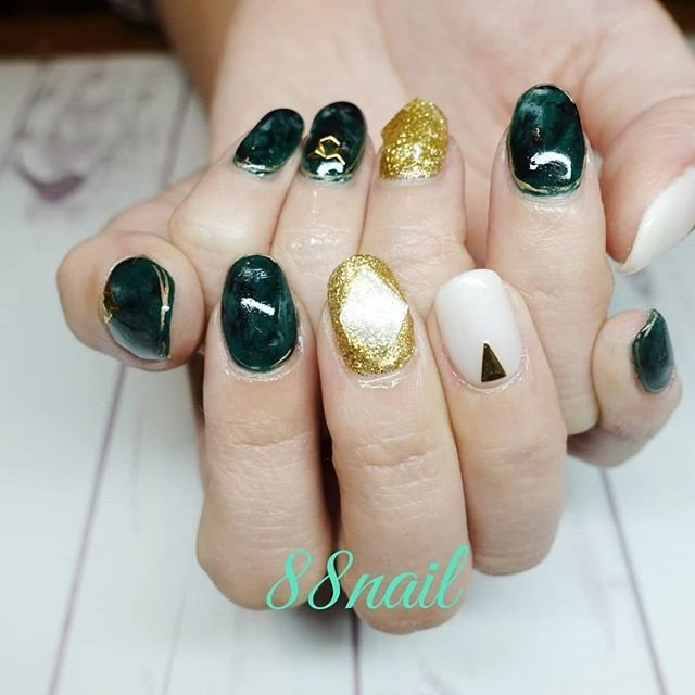 オールシーズン ライブ ハンド ラメ エスニック nailのネイルデザイン No ネイルブック