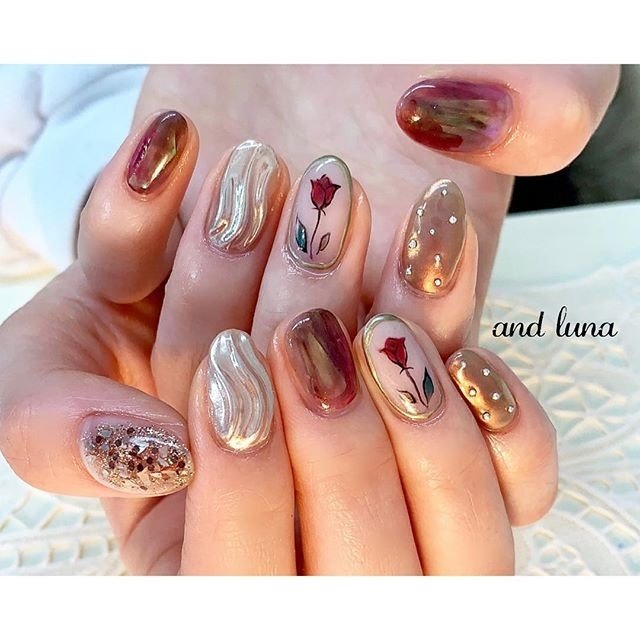 さとうえみ Andlunaのネイルデザイン No 4265476 ネイルブック