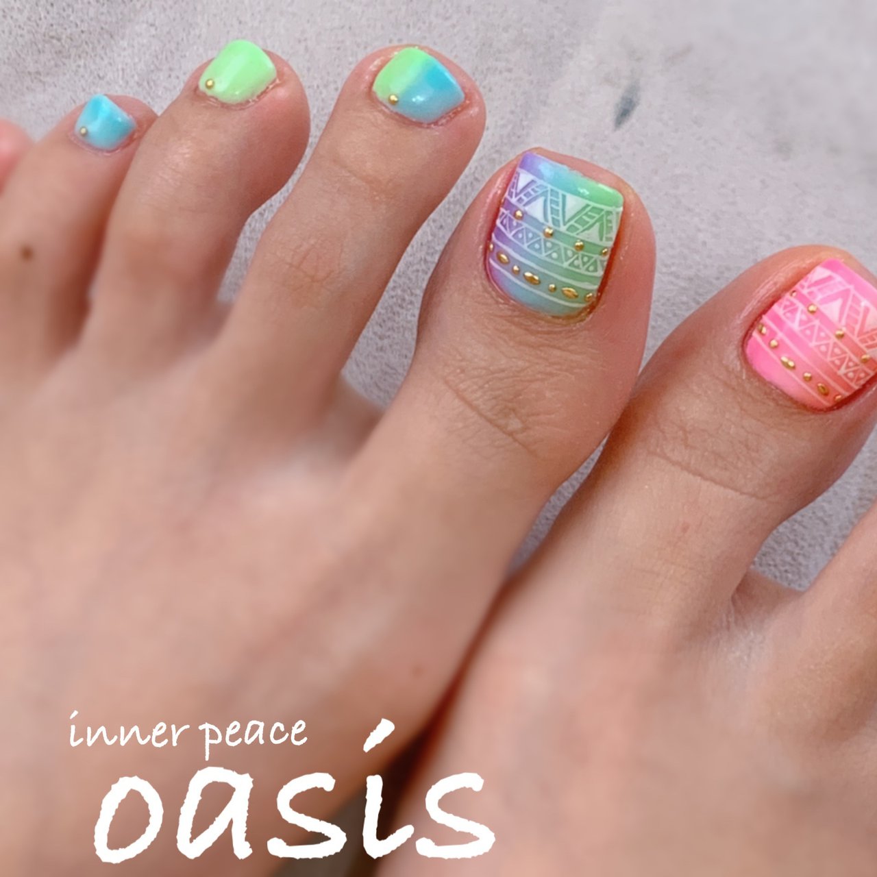 夏 海 リゾート 女子会 フット Yukim Nailのネイルデザイン No ネイルブック