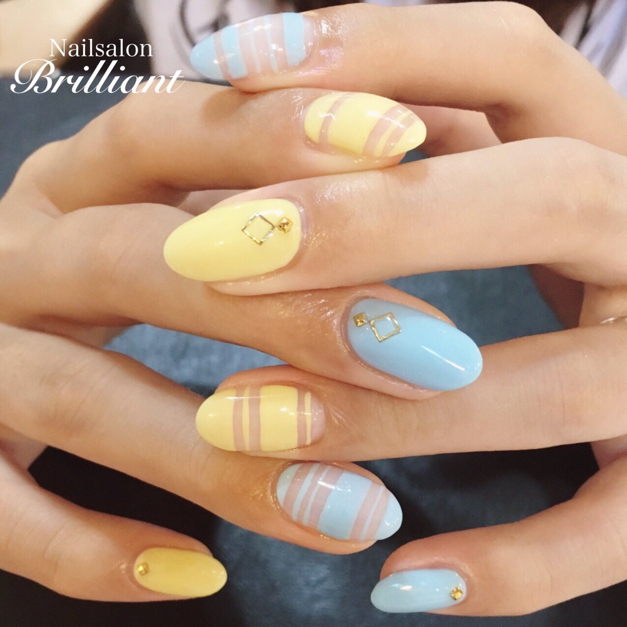 春 夏 デート 女子会 ハンド Nailsalonbrilliantのネイルデザイン No ネイルブック