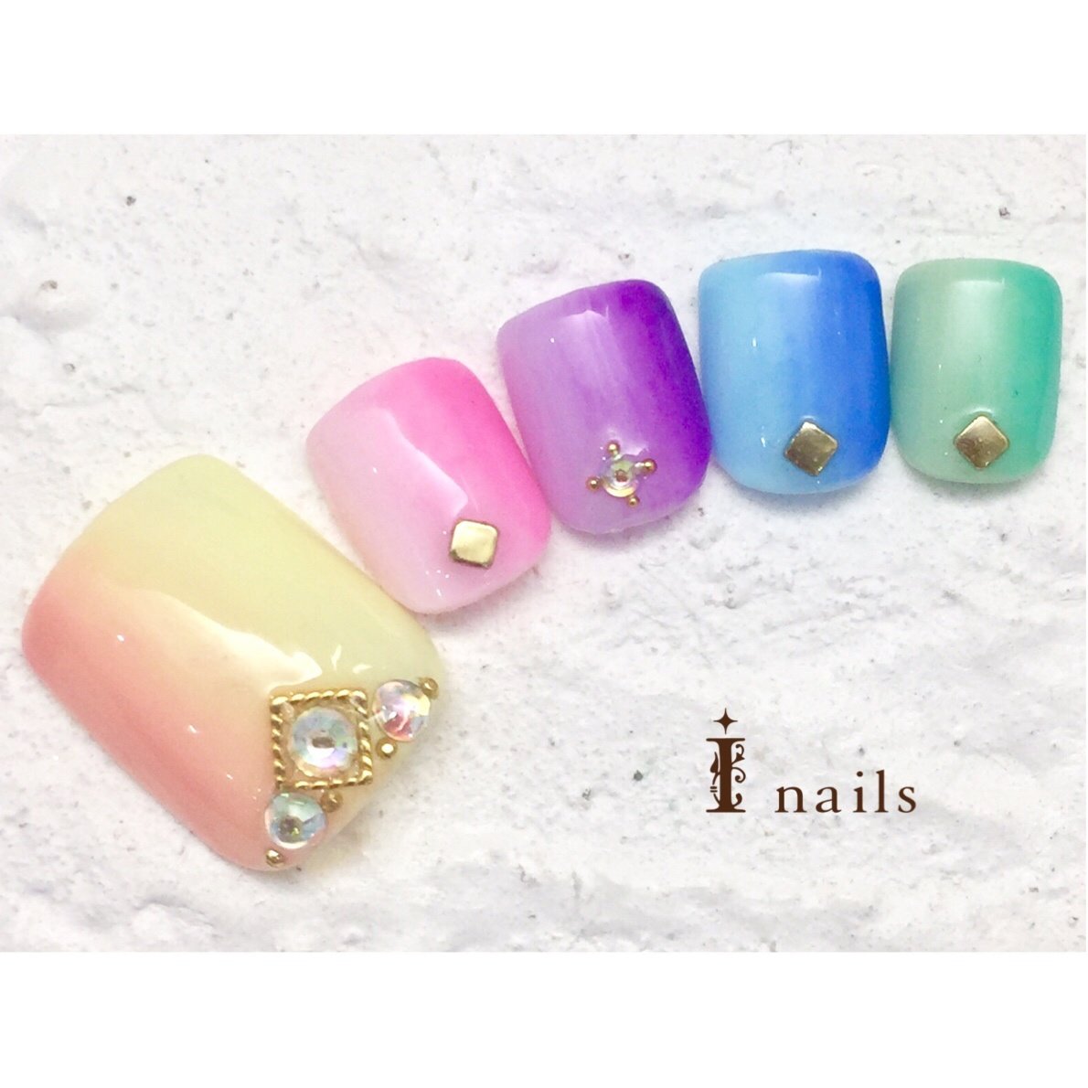 夏 旅行 海 リゾート フット I Nails 横浜店のネイルデザイン No ネイルブック