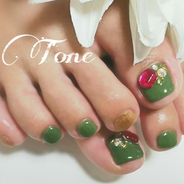 春 夏 秋 冬 フット Tone 京都四条烏丸のネイルデザイン No ネイルブック