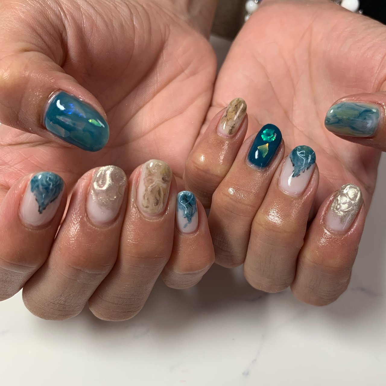 お客様 Nail Salon Mahaloのネイルデザイン No ネイルブック