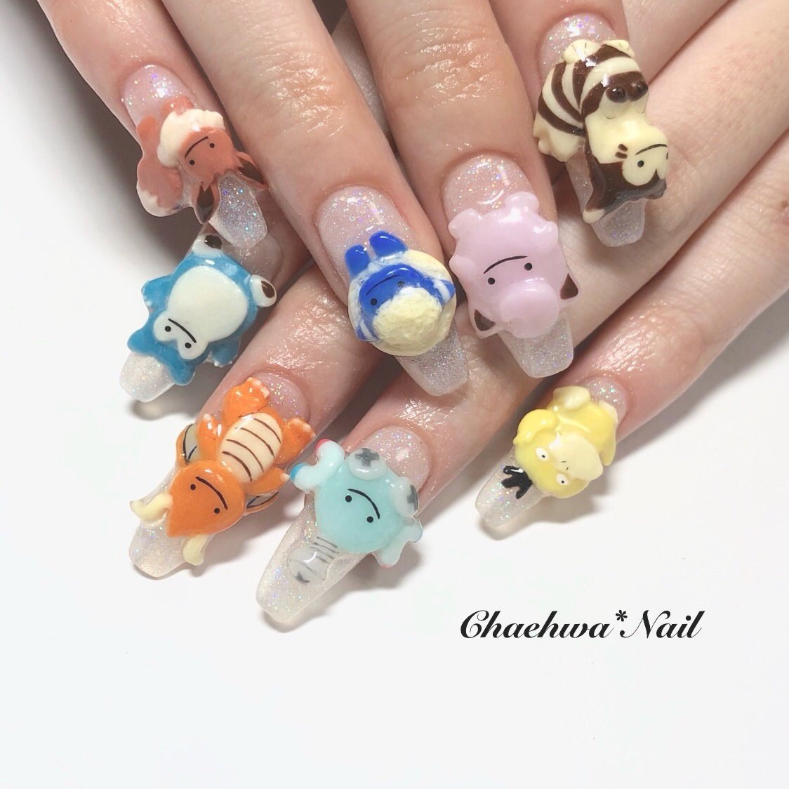 オールシーズン ライブ ハンド ラメ 痛ネイル Chaehwa 8127のネイルデザイン No ネイルブック