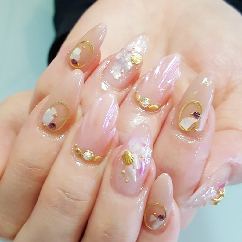 春 夏 オールシーズン ハンド ワンカラー Lilasnail Ayaのネイルデザイン No ネイルブック