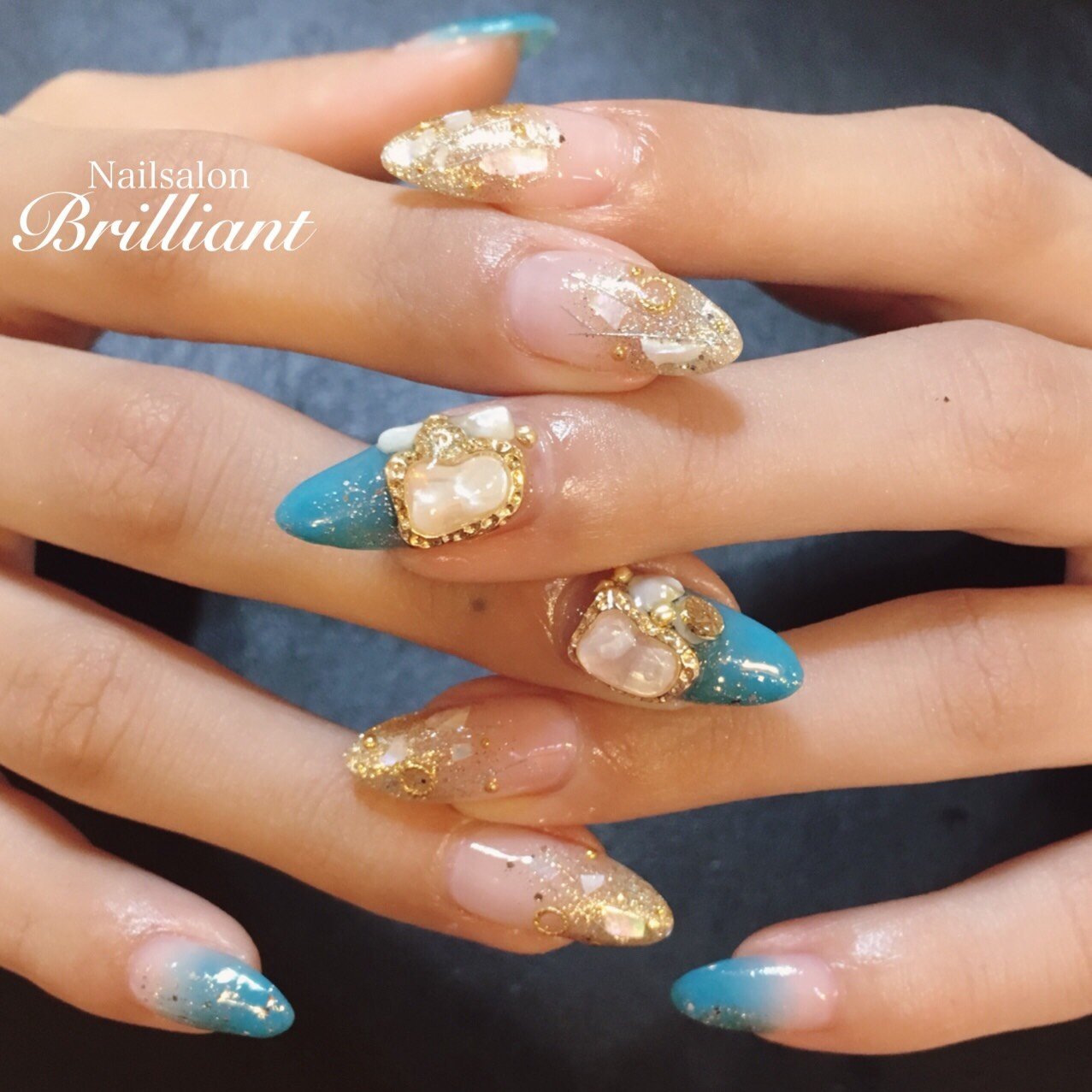 春 夏 オールシーズン デート ハンド Nailsalonbrilliantのネイルデザイン No ネイルブック