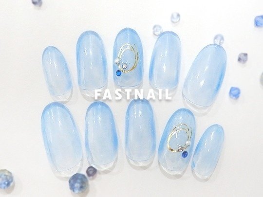 夏 旅行 梅雨 海 ハンド Fast Nail ファストネイル のネイルデザイン No 4271809 ネイルブック