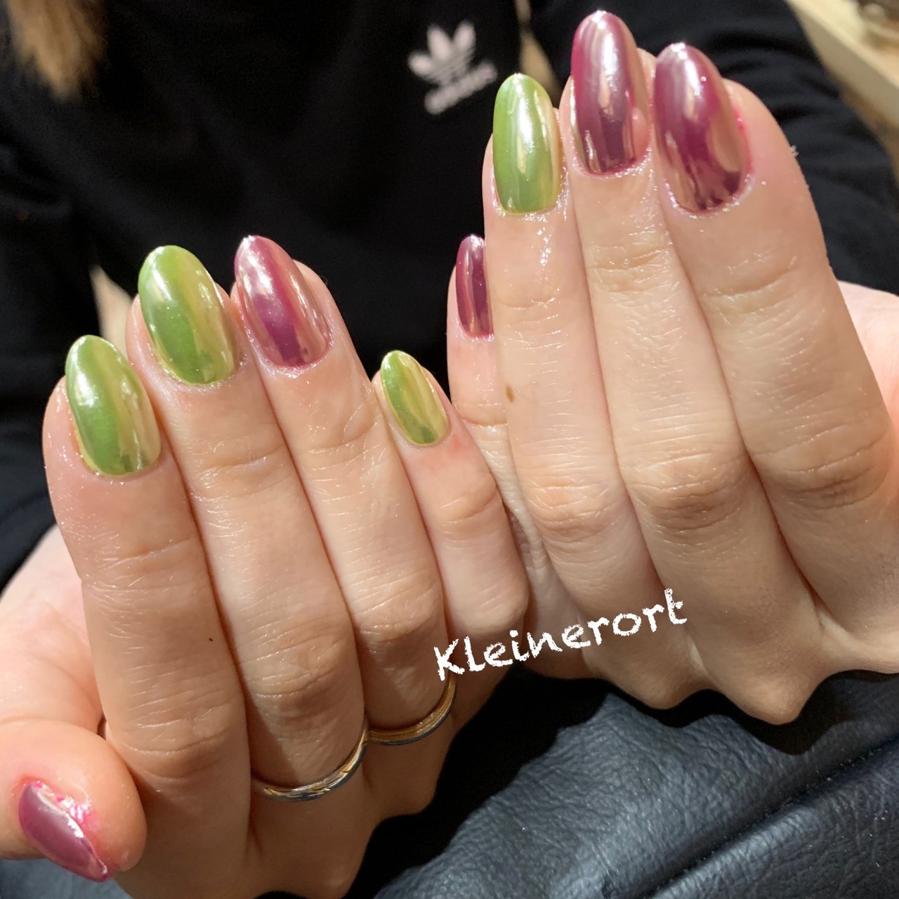 ピンク イエロー Nailsalon Kleinerortのネイルデザイン No ネイルブック